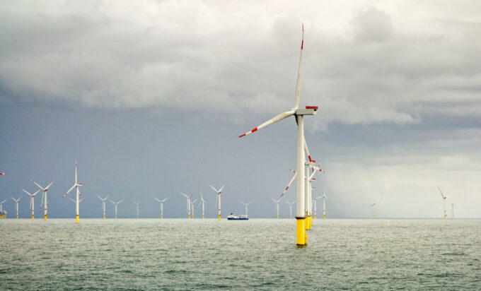 parc éolien Orsted Offshore Borkum Riffgrund 2 en mer du Nord allemande près d’Emden