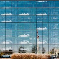The VW Transparent Factory in Dresden, Germany