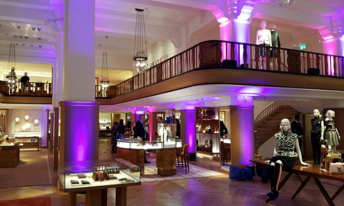 Luxury and philanthropy: a Louis Vuitton store in Zurich