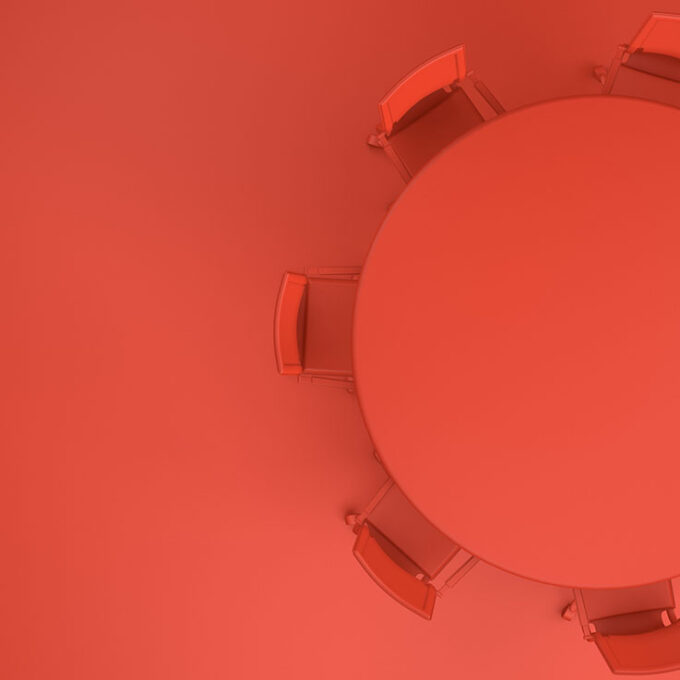orange table