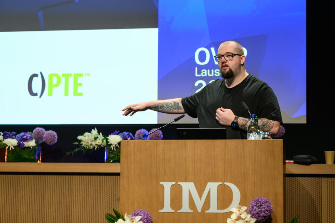 OWP 2024. Keynote with Jamie Woodruff. IMD campus, Lausanne, 26 June 2024.