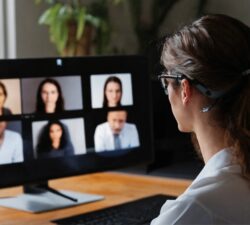 Psychotherapist session on Zoom