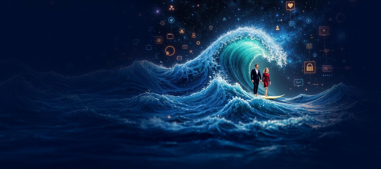 Surfing the tsunami: Aligning leadership thinking in a turbulent business environment