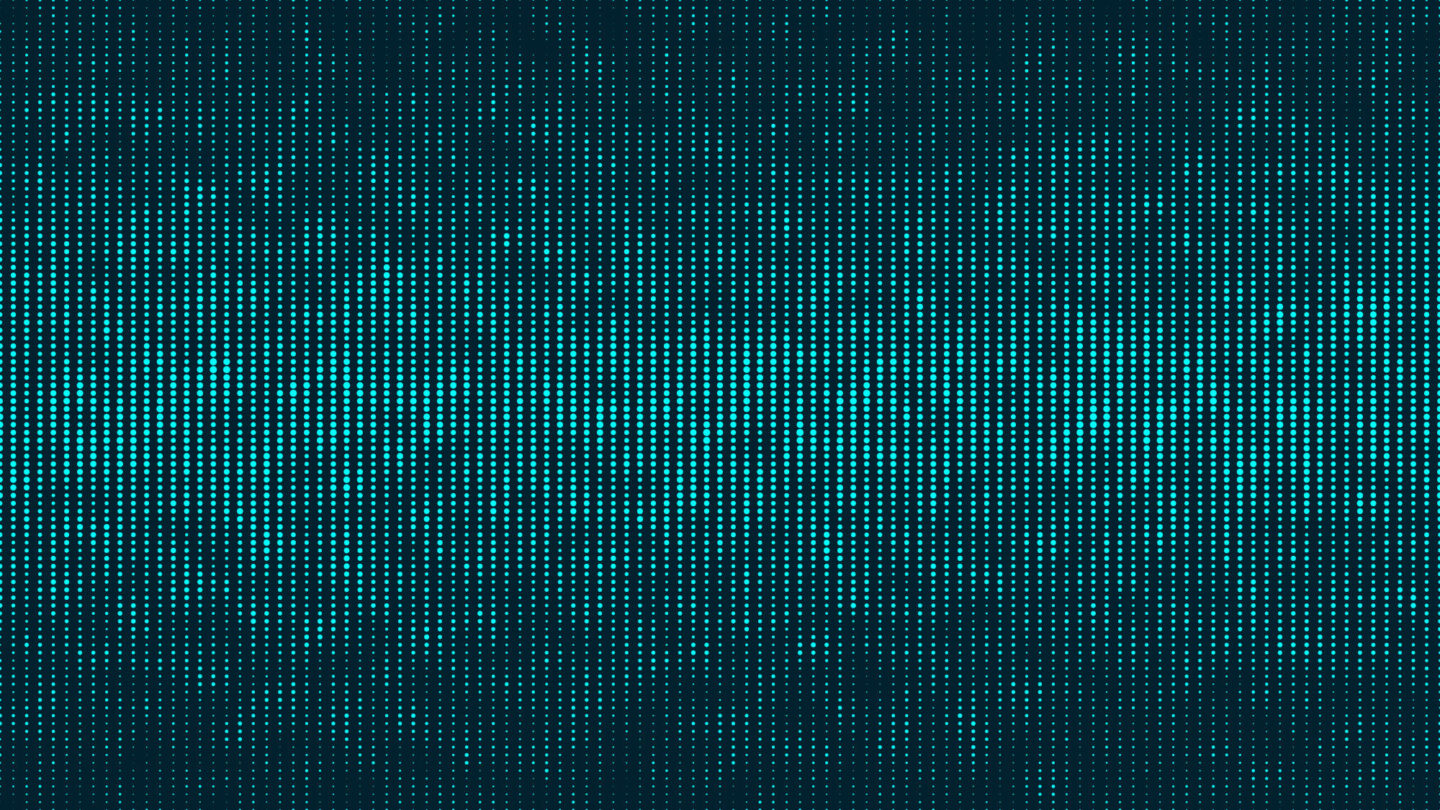 Futuristic dots background Cyber background with particles different size Technology particles illustration
