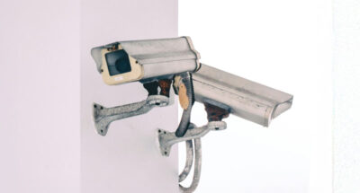 A security camera
